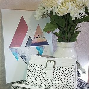 White crossbody bag